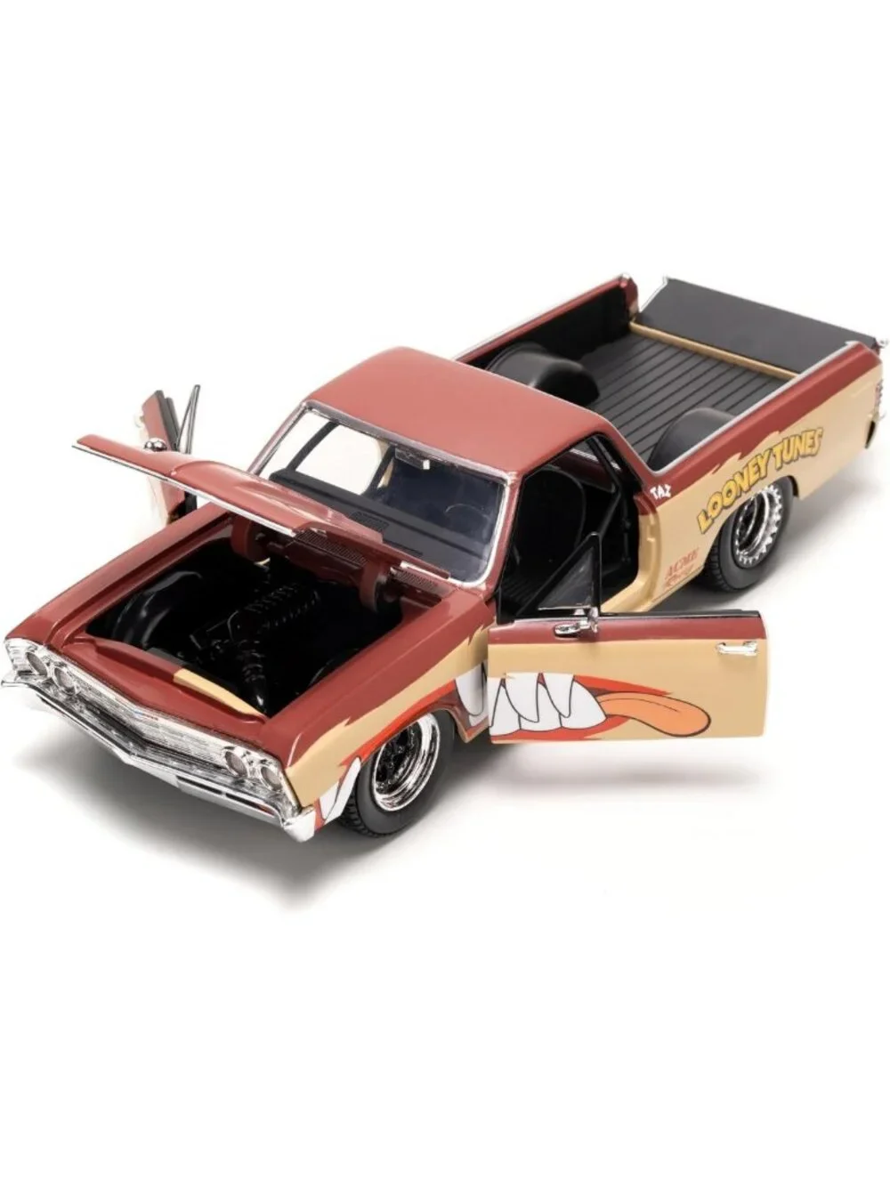 1967 Chevy El Camino Die-Cast Car with Tasmanian Devil Figure - Fun Collectible